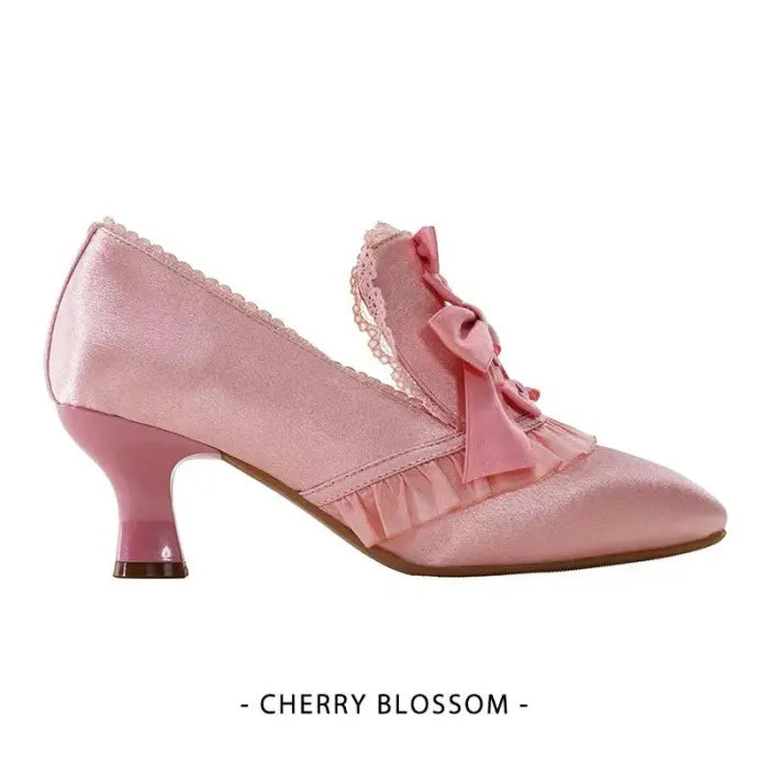 Marie-Antoinette Bow Hime Lolita Heels - image 8