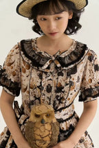 Black Cat Magician - Cotton Lolita OP Dress in Two Lengths - image 8