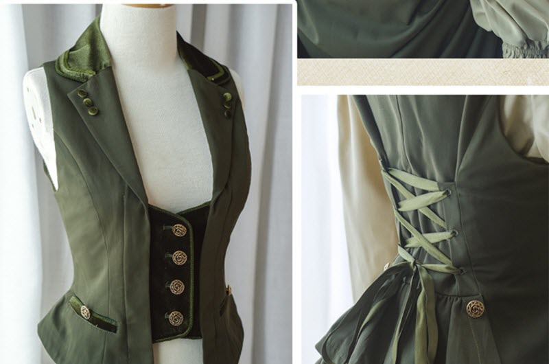 Minerva's Stitches - Tailored Ouji Vest - image 8