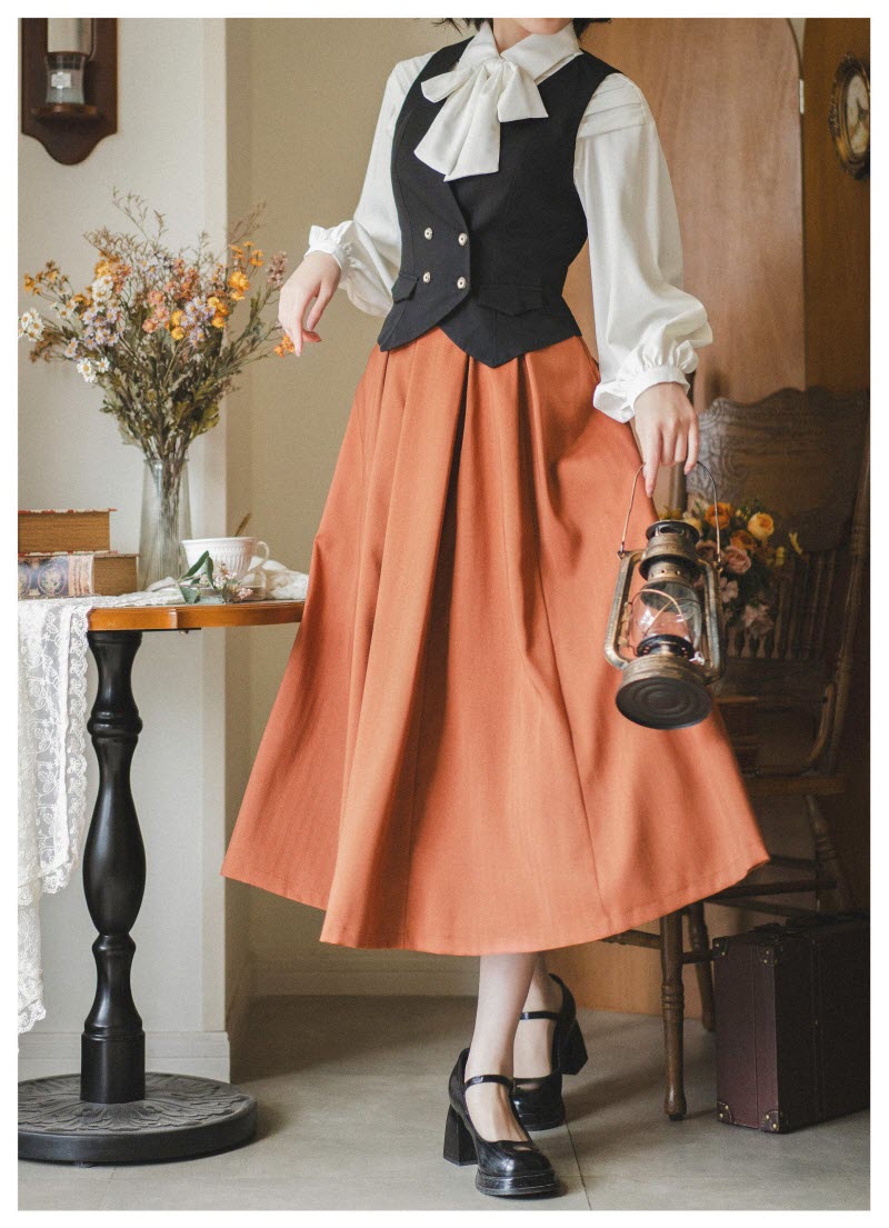 The Woodland Basket 4.0 - Classic Lolita V-Neck Vest - image 9