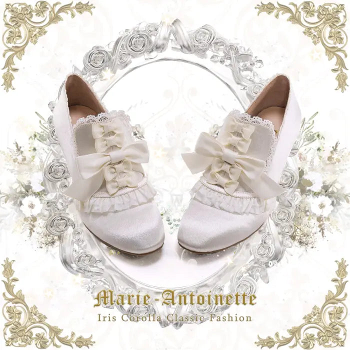 Marie-Antoinette Bow Hime Lolita Heels - image 9