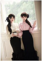 Miss Lola - Long-Sleeve Classic Lolita OP Dress - image 9