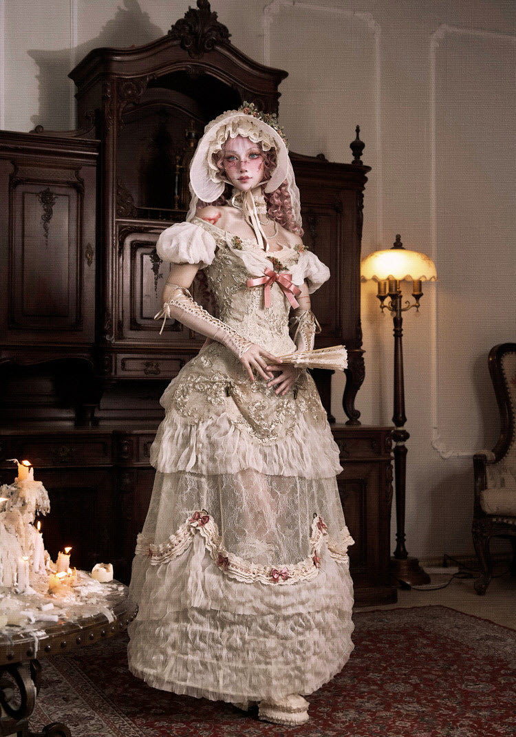 Cupid's Verse-Casket - Heart-Motif Drawstring Lolita Handbag - image 9