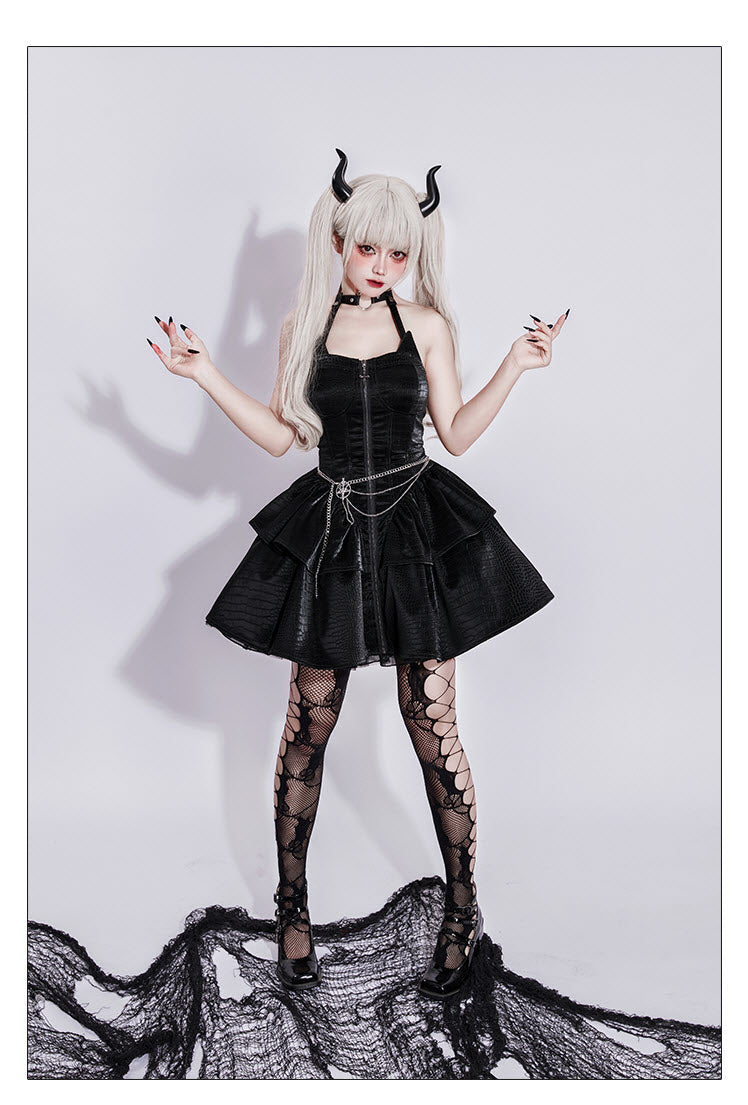 The Crocodile Evolved Cat - Gothic Lolita JSK and Matching Pieces - image 9