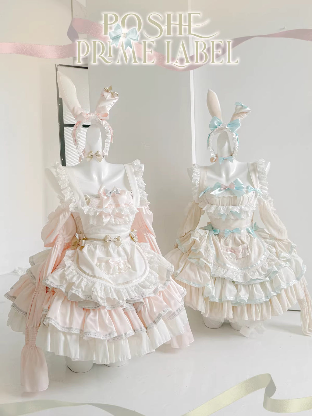 POSHEPOSE - Antique Maid Dress Set Bunny Collection - POSHEPOSE image 2