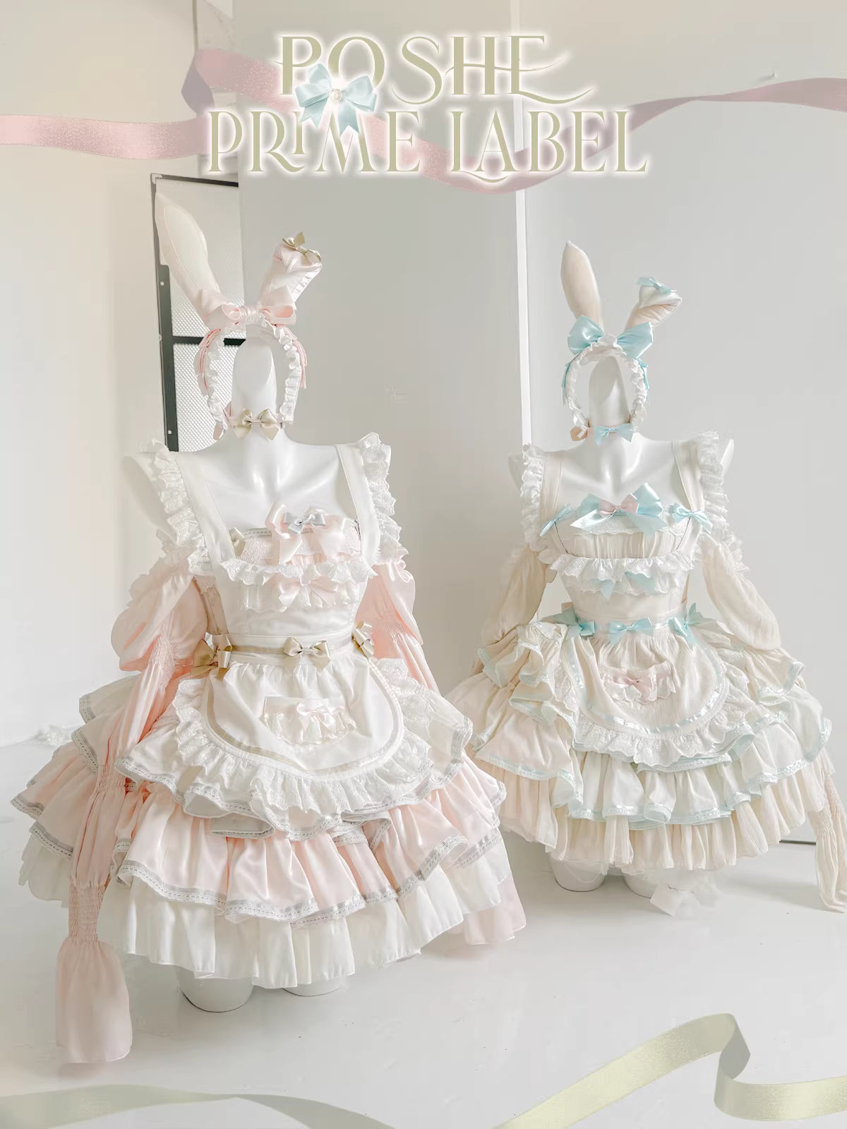 POSHEPOSE - Antique Maid Dress Set Bunny Collection - POSHEPOSE image 2