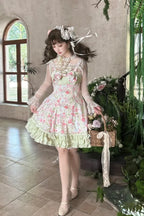 Spring Roses Cotton Lolita JSK - image 2