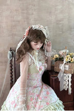 Spring Roses Cotton Lolita JSK - image 14