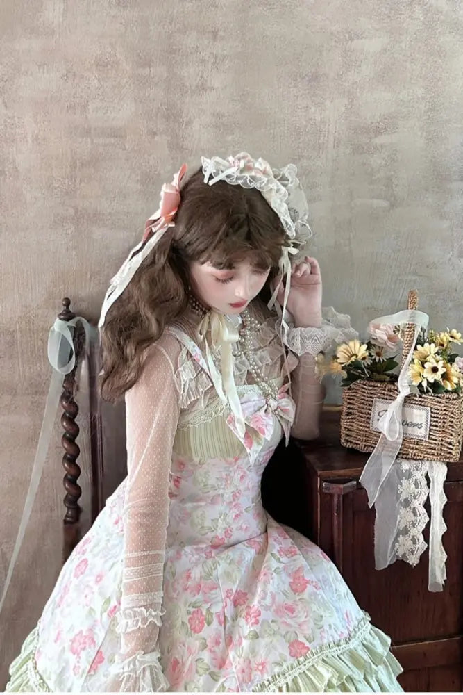 Spring Roses Cotton Lolita JSK - image 14