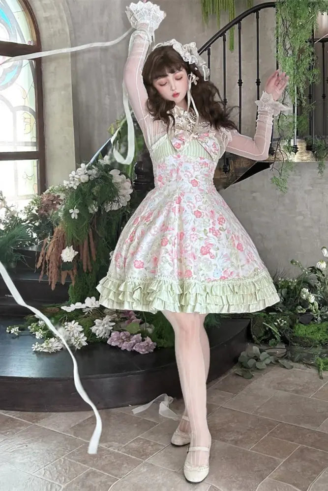 Spring Roses Cotton Lolita JSK - image 19
