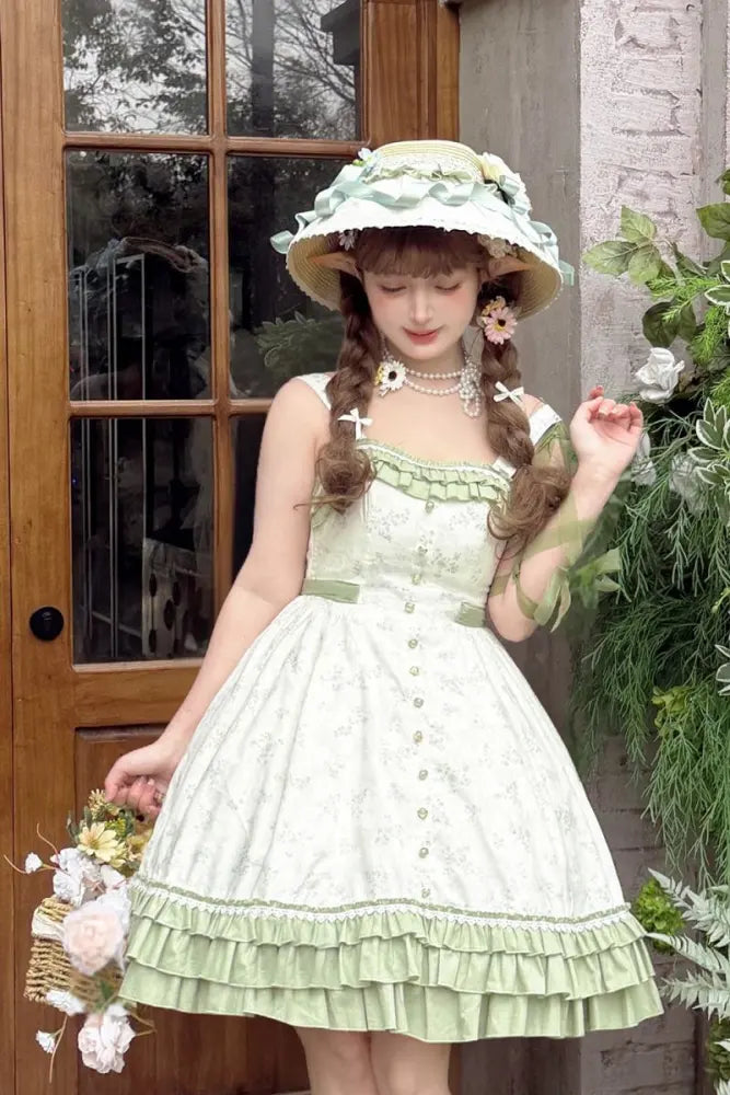 Summer Rose Cotton Lolita JSK - image 1