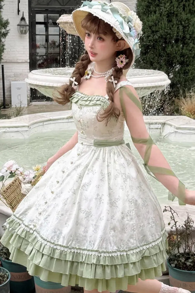 Summer Rose Cotton Lolita JSK - image 2