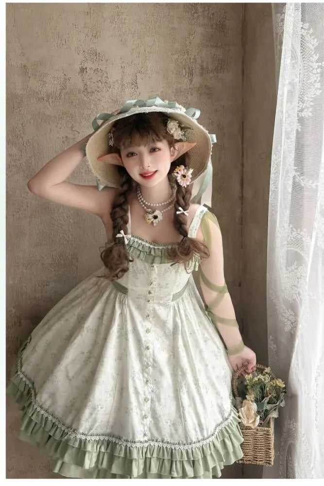 Summer Rose Cotton Lolita JSK - image 14