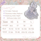 POSHEPOSE - Ice & Snow Spirit Fate Dress Set - official POSHEPOSE size chart