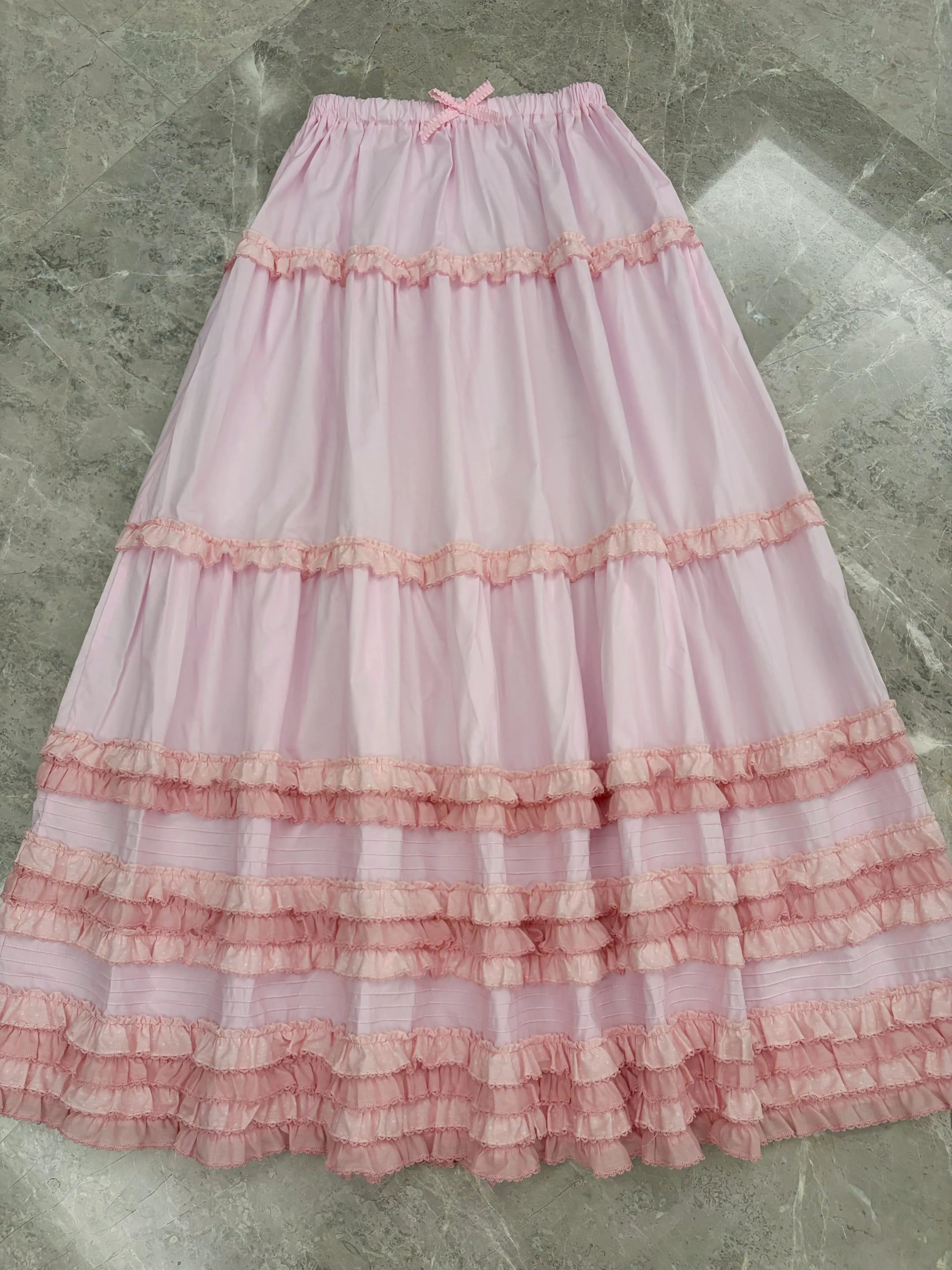 Be My Sweetheart Floral Tiered Sweet Lolita OP JSK Dress and Accessories - image 10