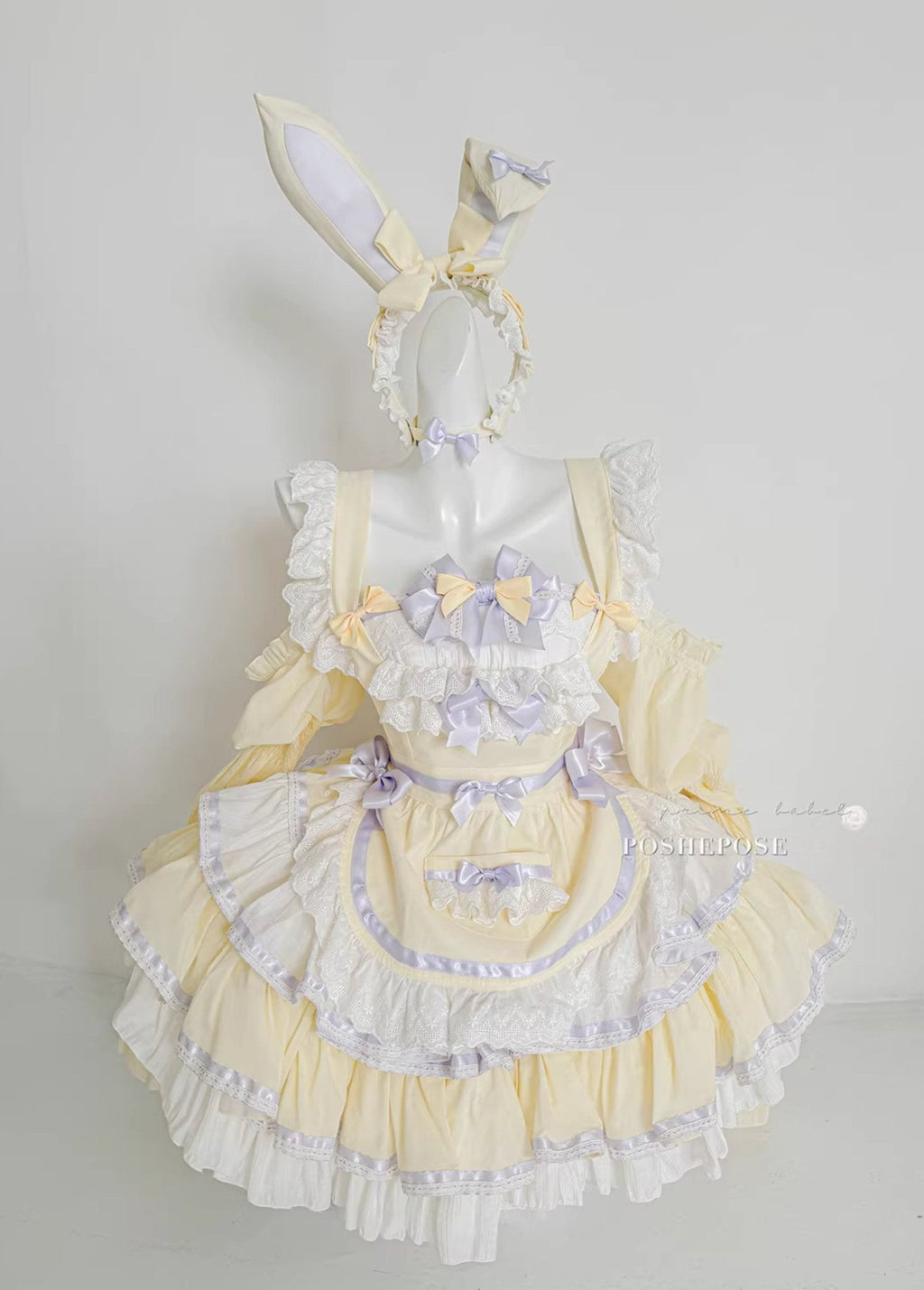 POSHEPOSE - Antique Maid Dress Set Bunny Collection - POSHEPOSE image 9
