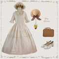 Vintage Prom - Elegance Pin Tucks Lolita OP Dress - image 4