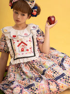 Sweet Home Candy House Print Classic Lolita OP Dress - image 2