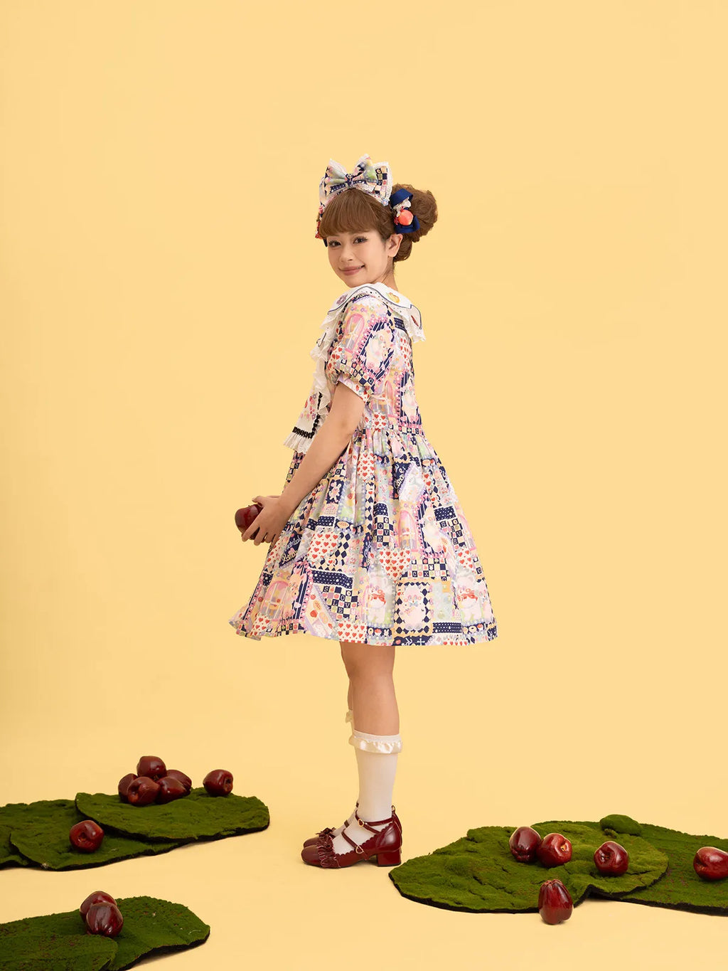 Sweet Home Candy House Print Classic Lolita OP Dress - image 7