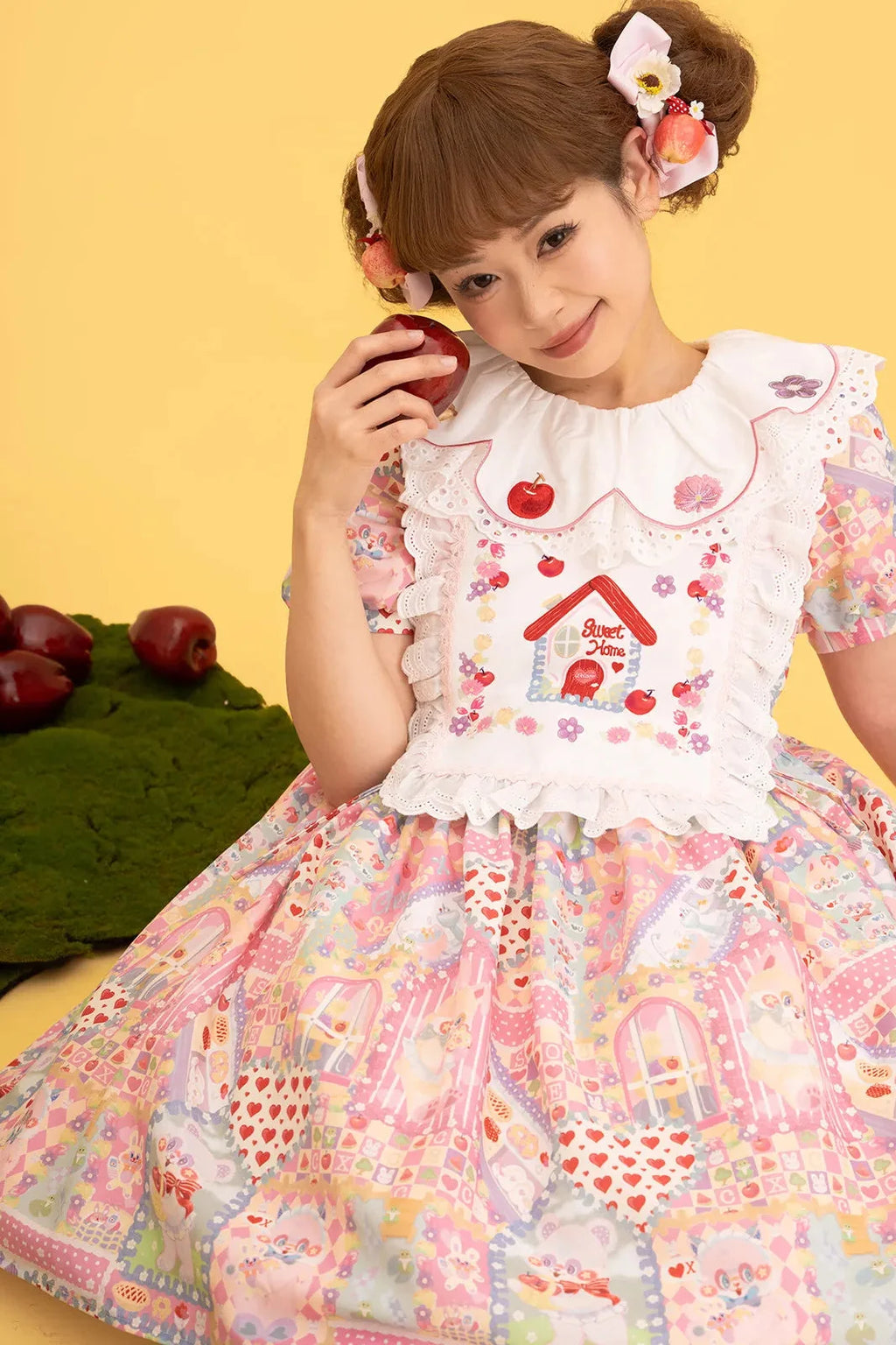 Sweet Home Candy House Print Classic Lolita OP Dress - image 1