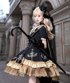 Gilded Vow Gothic Lolita OP Dress & Cape - image 13