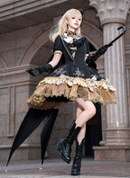 Gilded Vow Gothic Lolita OP Dress & Cape - image 9
