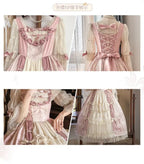 Rococo Retro Palace-Print Lolita OP Dress - image 11
