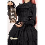 Four Season Blooming Flower Striped Jacquard Lolita Blouse - image 41