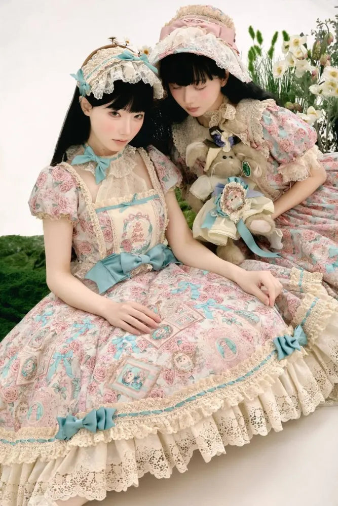My Little Baby Luna Print Lolita OP, Apron & Sets - image 2