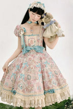 My Little Baby Luna Print Lolita OP, Apron & Sets - image 3