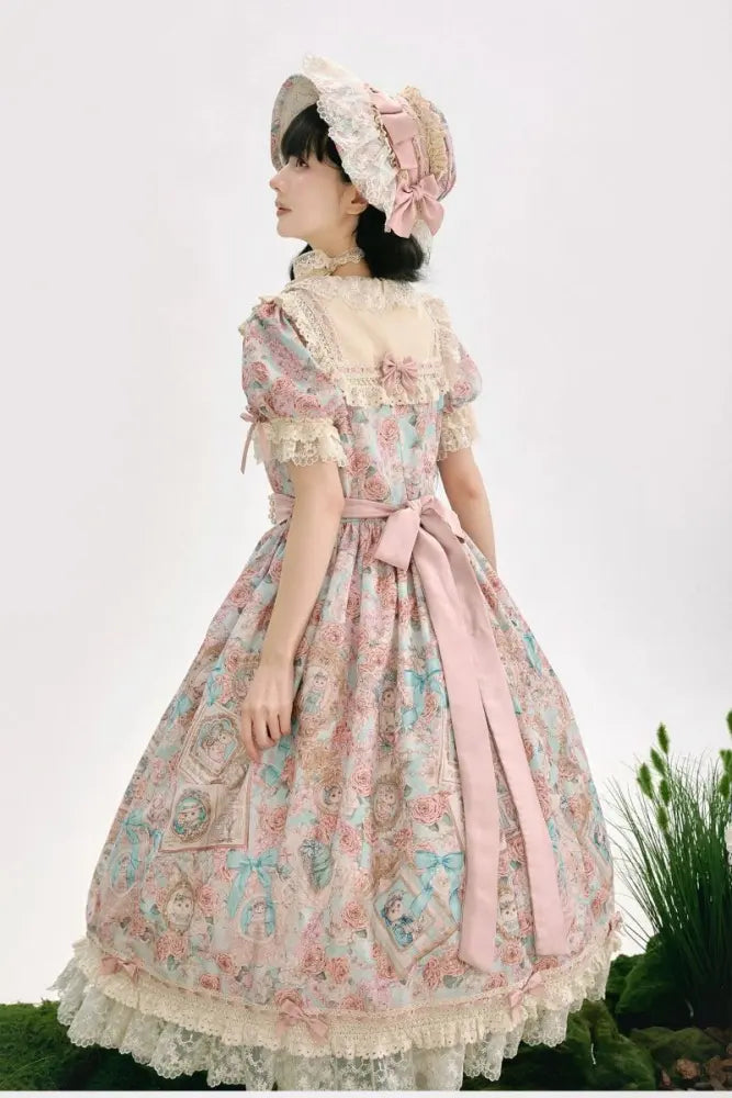 My Little Baby Luna Print Lolita OP, Apron & Sets - image 6