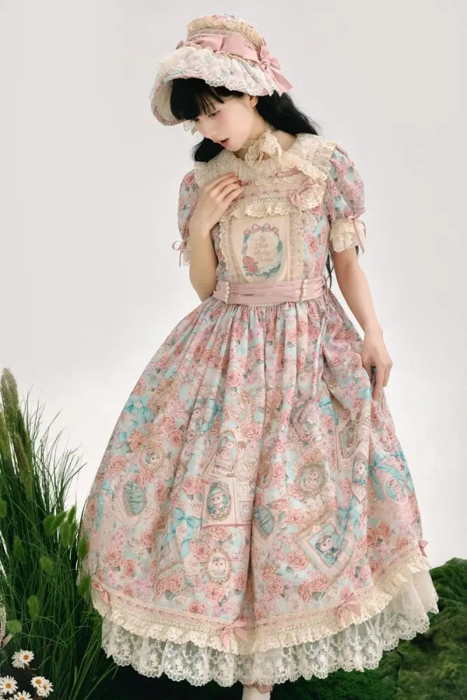 My Little Baby Luna Print Lolita OP, Apron & Sets - image 7