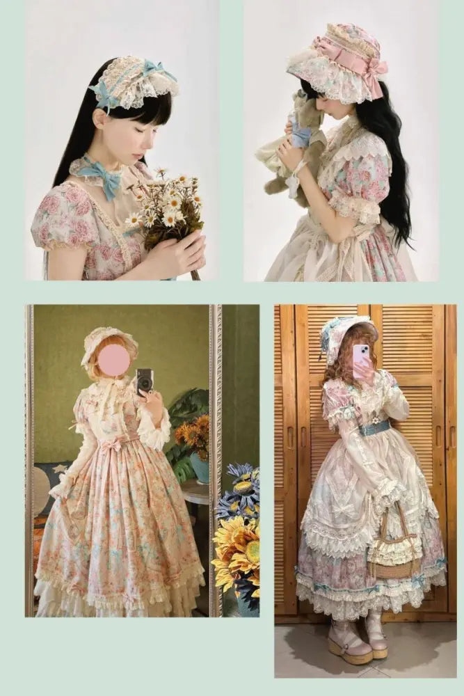 My Little Baby Luna Print Lolita OP, Apron & Sets - image 8