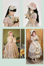 My Little Baby Luna Print Lolita OP, Apron & Sets - image 8