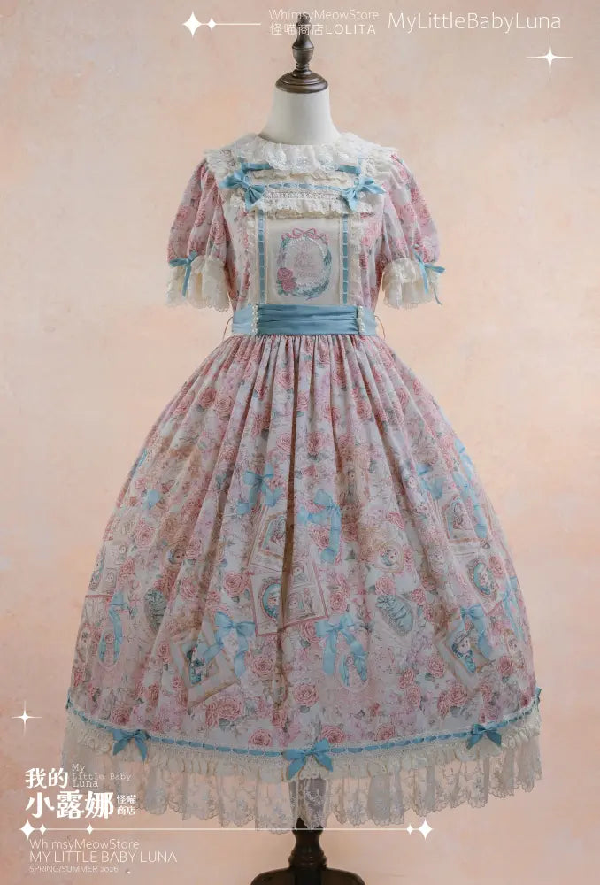 My Little Baby Luna Print Lolita OP, Apron & Sets - image 11
