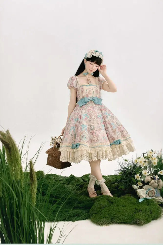 My Little Baby Luna Print Lolita OP, Apron & Sets - image 22
