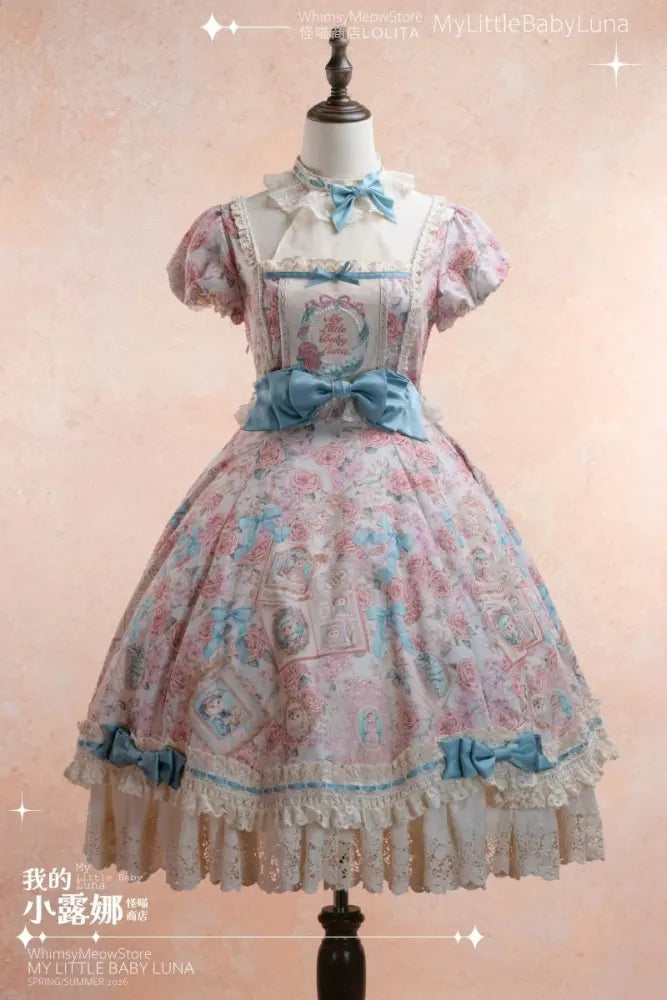 My Little Baby Luna Print Lolita OP, Apron & Sets - image 28
