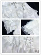 Gothic Punk Lolita Shorts and Tiered Lace Pantskirt - image 13