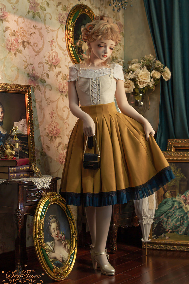 Canneles Elegant Classic High Waist Lolita Skirt - image 45