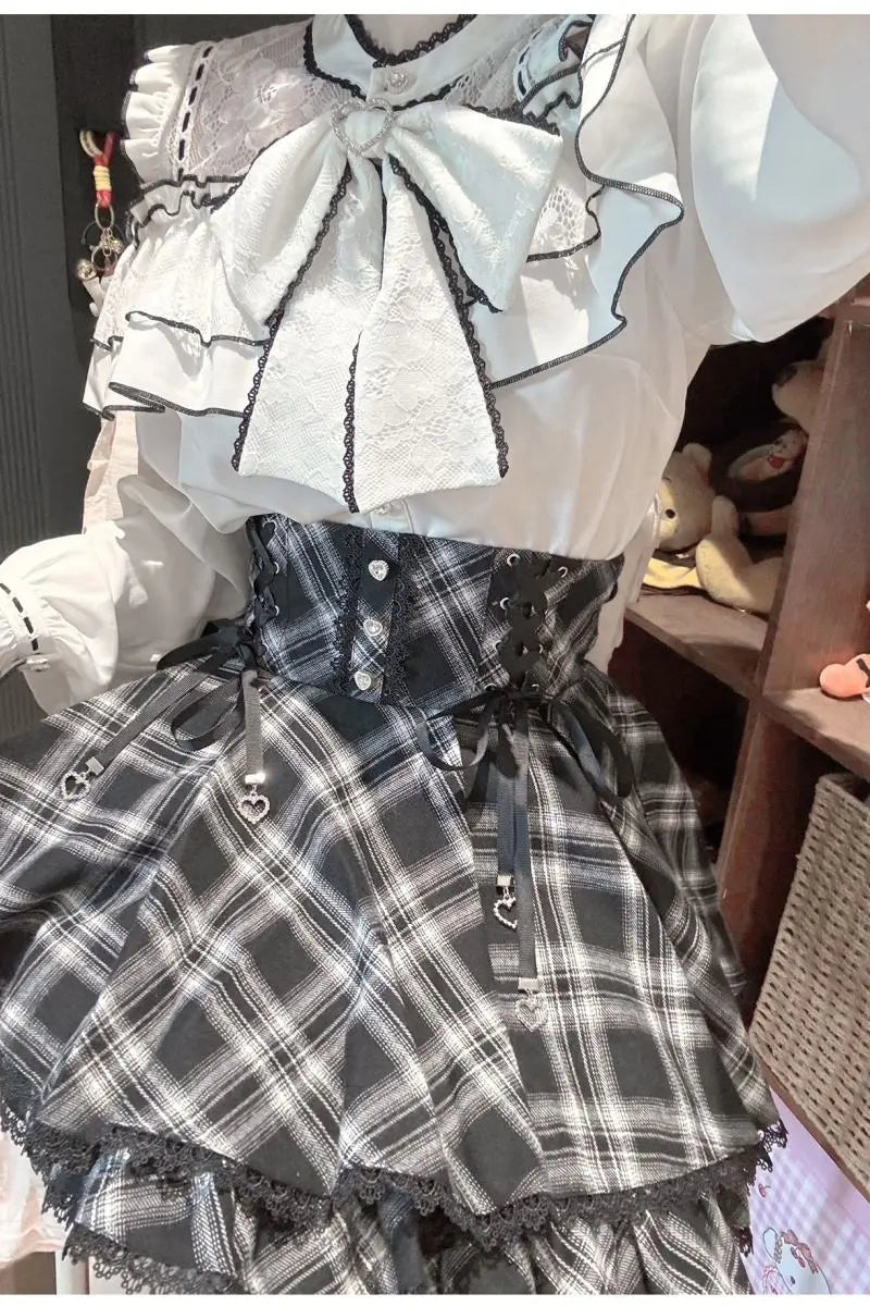 Plaid Lover Girly Top and Plaid Skirt Collection - image 10