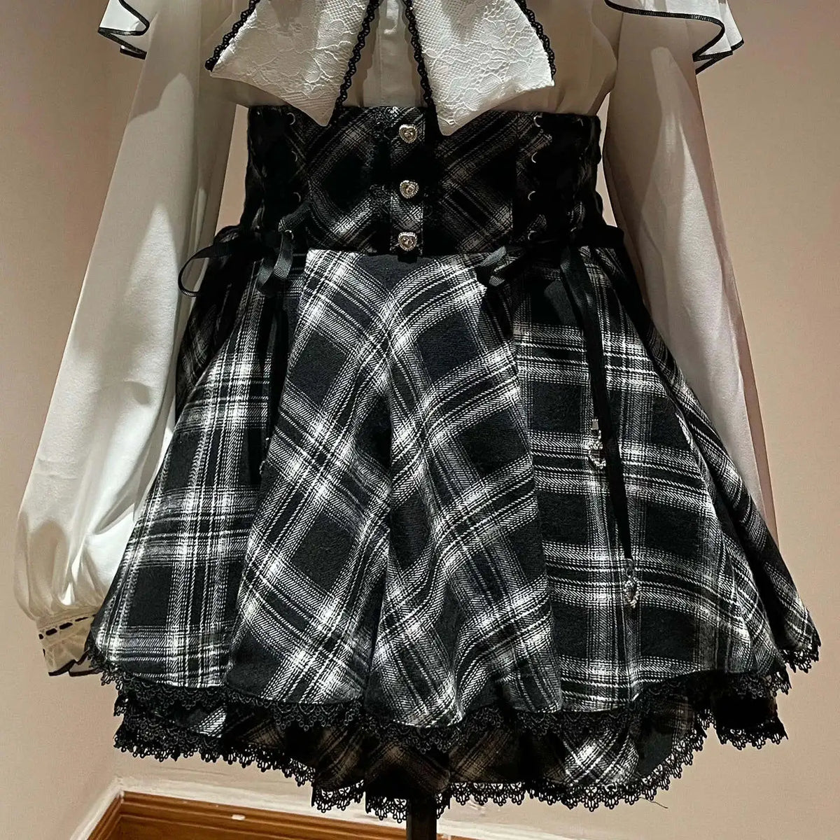 Plaid Lover Girly Top and Plaid Skirt Collection - image 13
