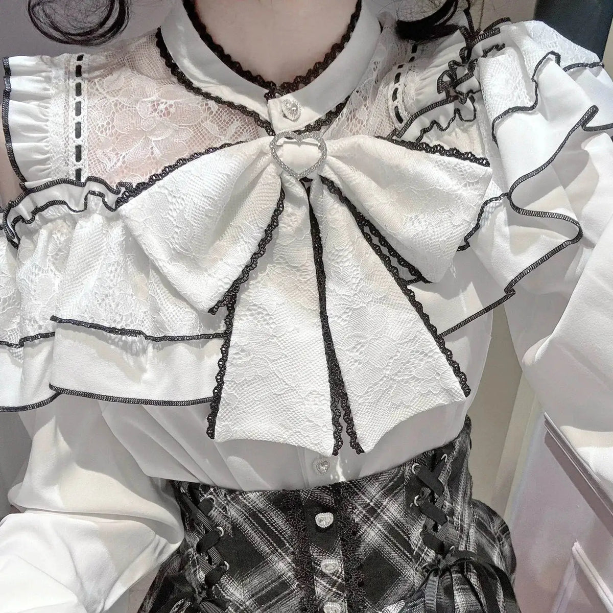 Plaid Lover Girly Top and Plaid Skirt Collection - image 14