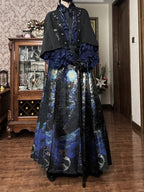 Mermaid Under the Galaxy Sea Qi Lolita Sweater, Blouses and Skirt - image 2