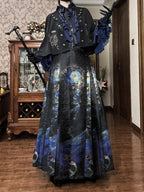 Mermaid Under the Galaxy Sea Qi Lolita Sweater, Blouses and Skirt - image 18