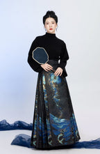 Mermaid Under the Galaxy Sea Qi Lolita Sweater, Blouses and Skirt - image 33
