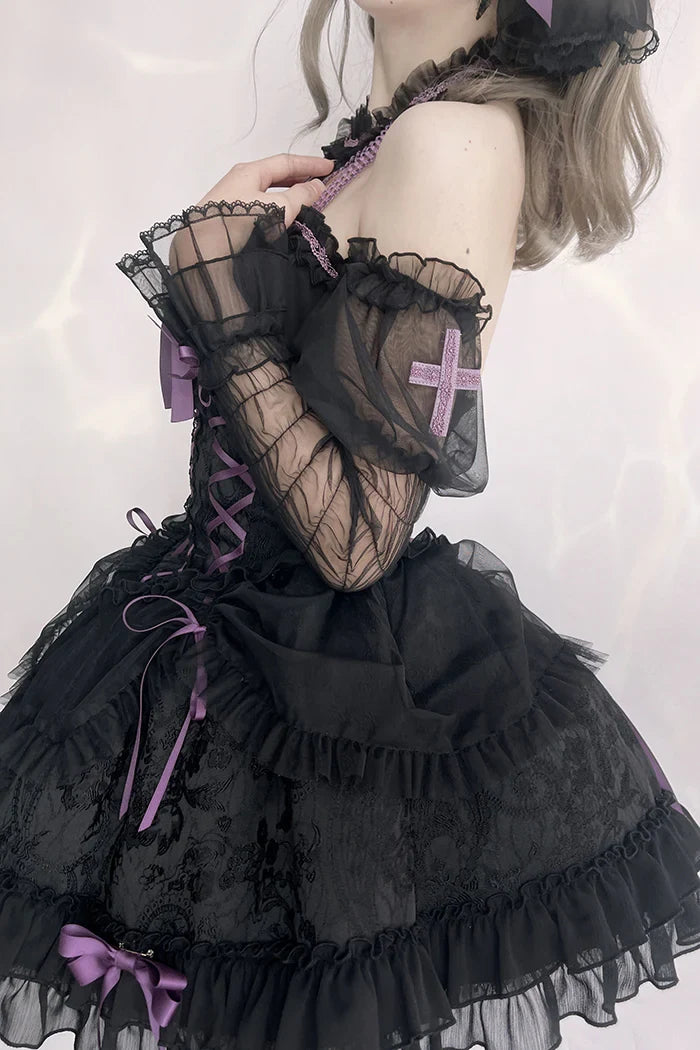 Cross Maiden Gothic Lolita JSK detail 20