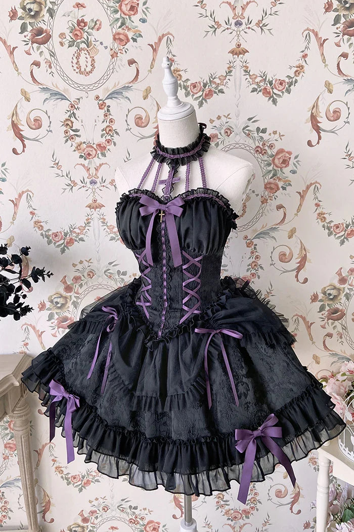 Cross Maiden Gothic Lolita JSK detail 23