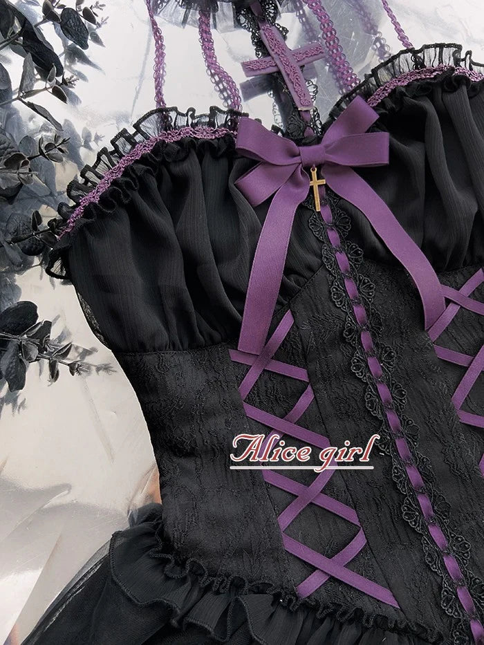 Cross Maiden Gothic Lolita JSK detail 24