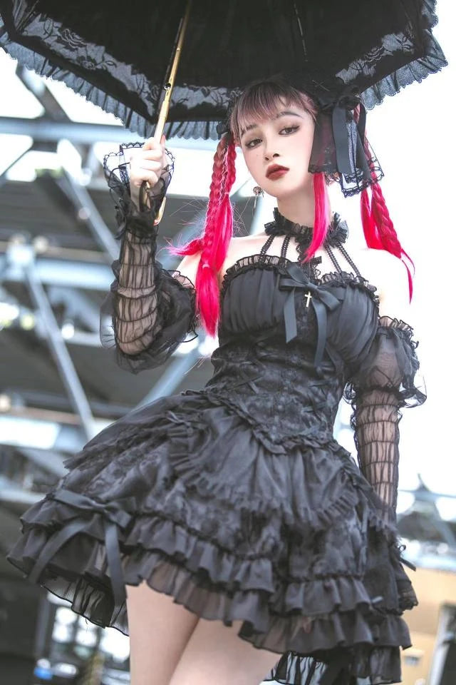 Cross Maiden Gothic Lolita JSK detail 26