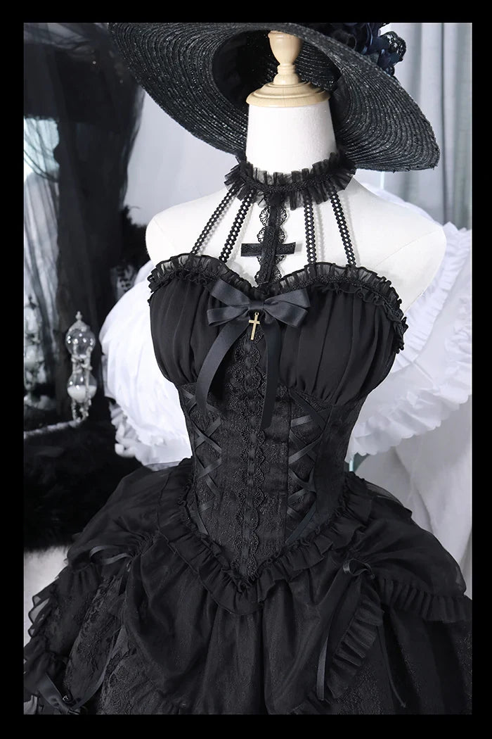 Cross Maiden Gothic Lolita JSK detail 31